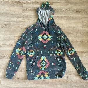 Aztec Patterned Hoodie